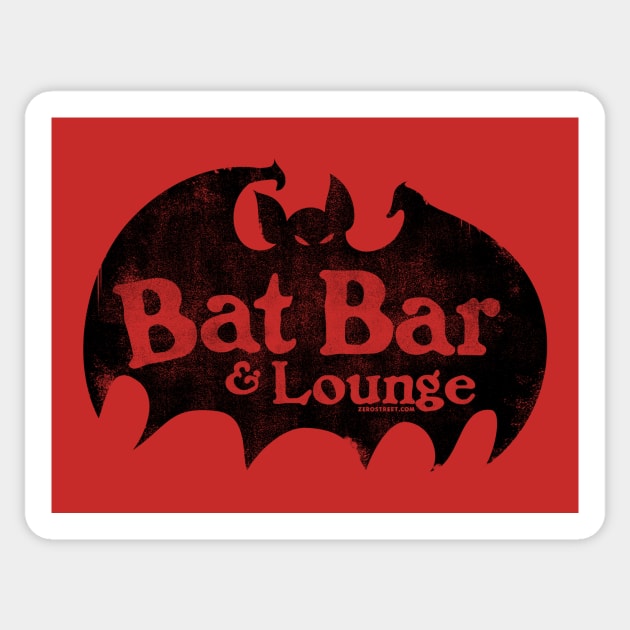 Bat Bar & Lounge Logo Sticker by zerostreet